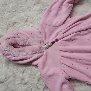 BE'BE L'AMOUR Baby fleece winter overcoat with hood size 3-6 months